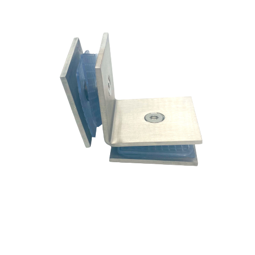 Shower Screen Wall to Glass 90° Clamp