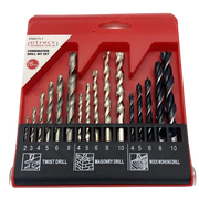 16 Piece Combination Heavy Duty Drill Set