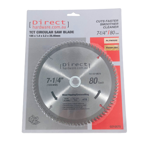 Circular Saw Blades - 185mm - 80T Teeth