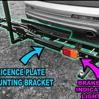 Motorbike Carrier with Ramp, Brake Light and Indicators