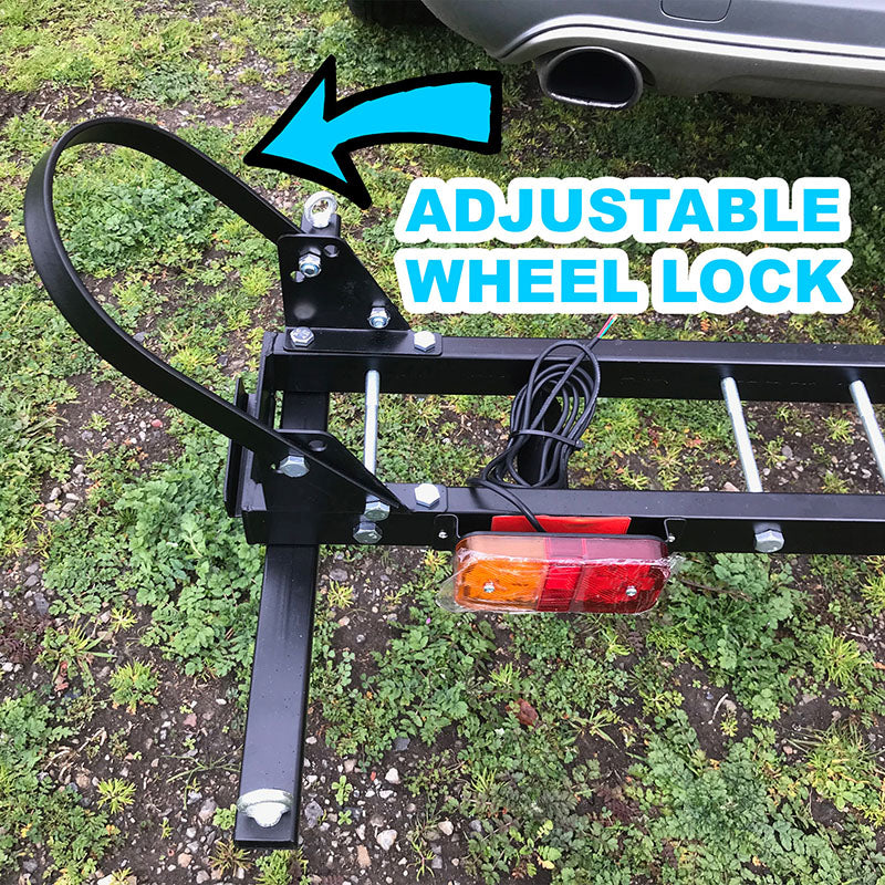 Motorbike Carrier with Ramp, Brake Light and Indicators