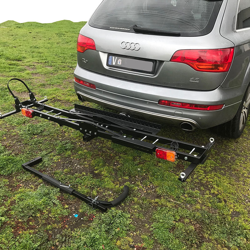 Motorbike Carrier with Ramp, Brake Light and Indicators