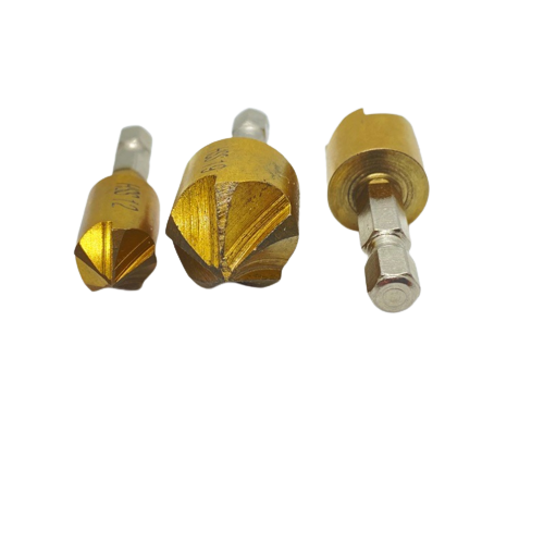 6 Piece Chamfer Countersink Deburring Drill Bit Set