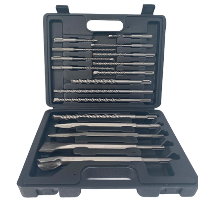 SDS Plus Rotary Hammer Drill 17 Piece Set