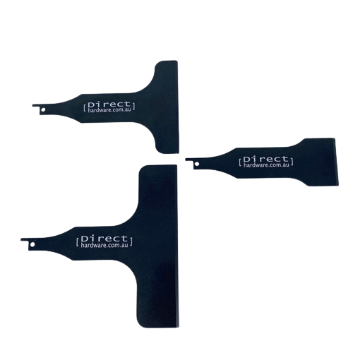 3 Pack Reciprocating Saw Scraper Attachment - 150/100/50mm