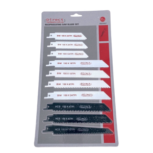 Reciprocating Saw Blades - 10 Piece Multi Pack