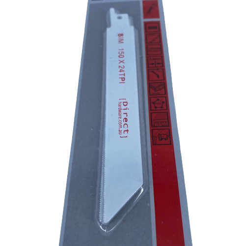 Reciprocating Saw Blades - 150mm / 24TPI (Packs of 5)