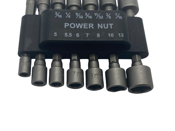 14 Piece Set Tek Roofing Screw Drill Bit Socket