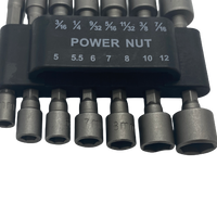 14 Piece Set Tek Roofing Screw Drill Bit Socket
