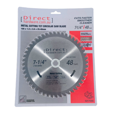 Circular Saw Blades - 185MM - 48T Teeth (METAL CUTTING)