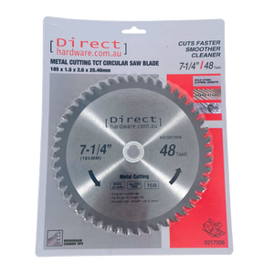 Circular Saw Blades - 185MM - 48T Teeth (METAL CUTTING)