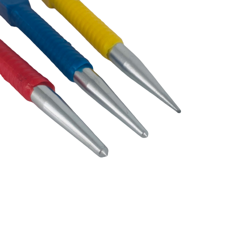 Colour Coded Nail Punch - 3 Pieces
