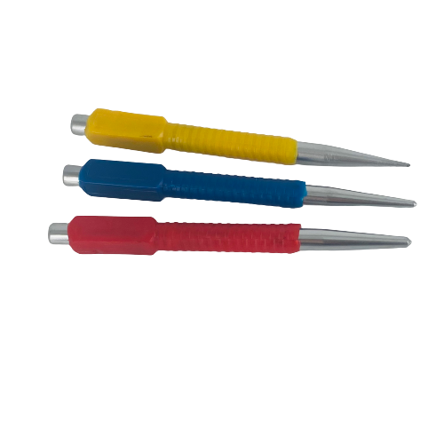 Colour Coded Nail Punch - 3 Pieces