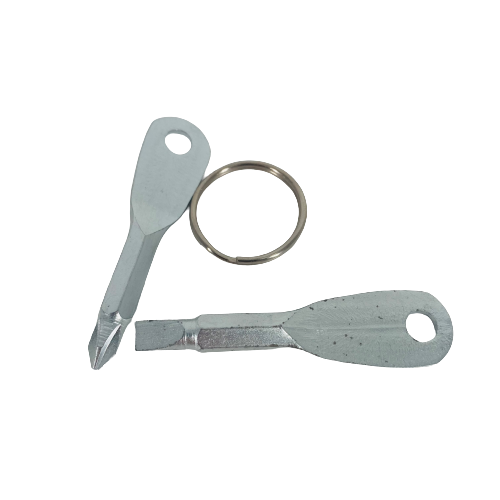 Phillips & Flat Head Screwdriver Keyring