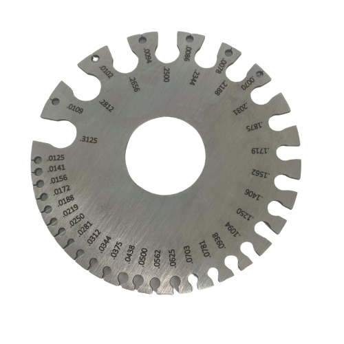 Round Wire / Metal Gauge Measuring Tool