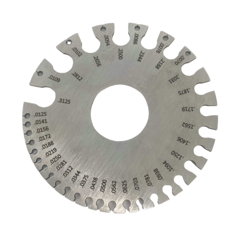 Round Wire / Metal Gauge Measuring Tool