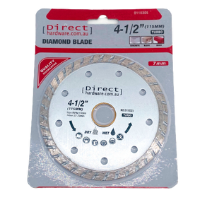 Grinder Blades - 115mm Masonry Diamond (Turbo)