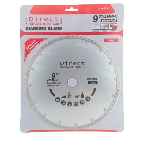 Masonry Grinder Blade Disc 9" 230mm TURBO Diamond