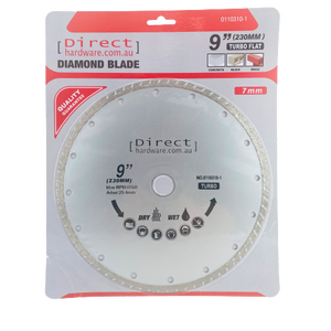 Masonry Grinder Blade Disc 9" 230mm TURBO Diamond