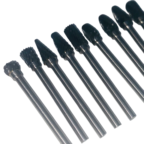 Tungsten Carbide Burrs - 10 Piece Set - Rotary Dremel Tool