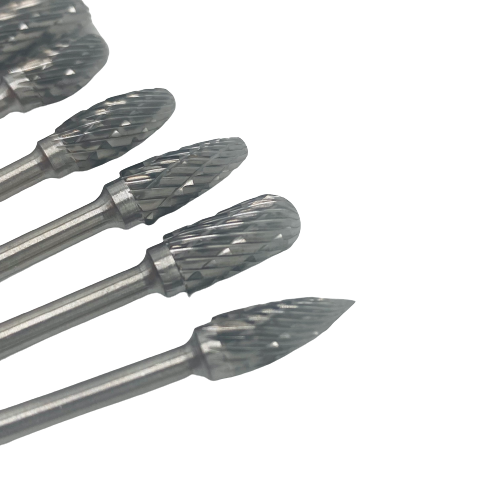 Tungsten Carbide Burrs - 10 Piece Set - Rotary Dremel Tool