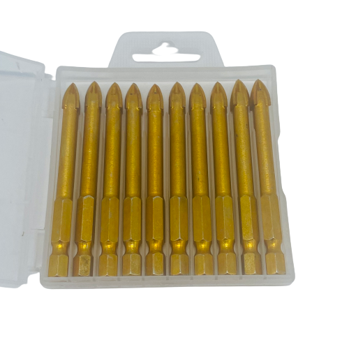 8mm Tile Drill Bits - 10 Pieces