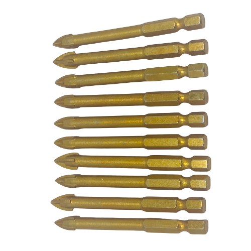 8mm Tile Drill Bits - 10 Pieces