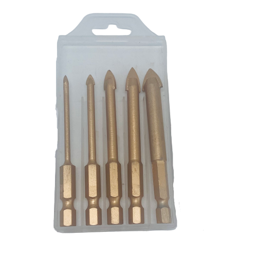 Tile Drill Bits Set - 5 Sizes