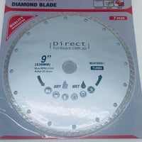 Masonry Grinder Blade Disc 9" 230mm TURBO Diamond
