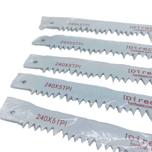 Reciprocating Pruning Saw Blades - 240mm / 5TPI (Packs of 5)