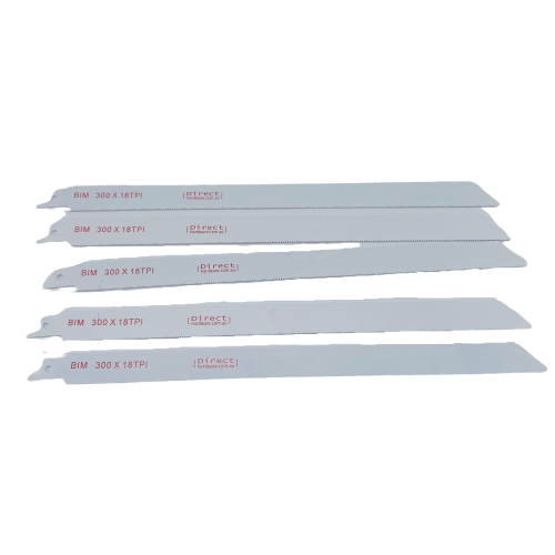 Reciprocating Saw Blades - 300mm / 18TPI (Packs of 5)