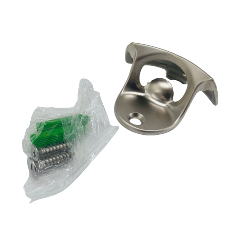 Silver Stainless Steel Wall Mounted Bottle Opener