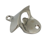 Silver Stainless Steel Wall Mounted Bottle Opener
