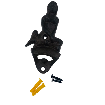 Mermaid Wall Mounted Bottle Opener
