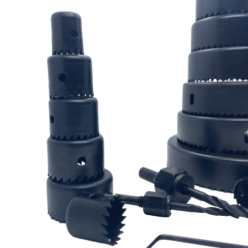 Wood Hole Saw Drill Bit - 16 Piece Set