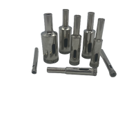 Diamond Tipped Glass Cutter Hole Saw - 8 Piece Set