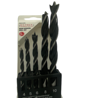 5 Piece Wood Working Heavy Duty Drill Set