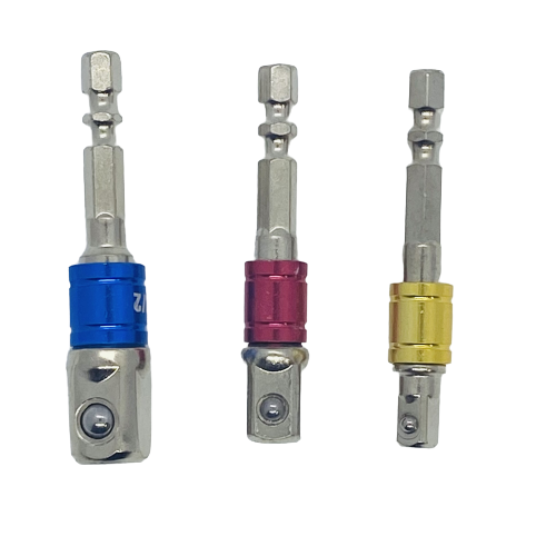 3 piece Adapter Extension Set - 1/4" 3/8" 1/2"