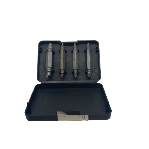 4 Piece Damaged Screw Extractor Set