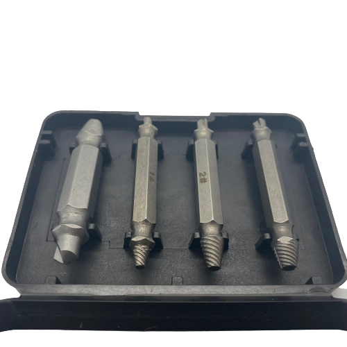 4 Piece Damaged Screw Extractor Set