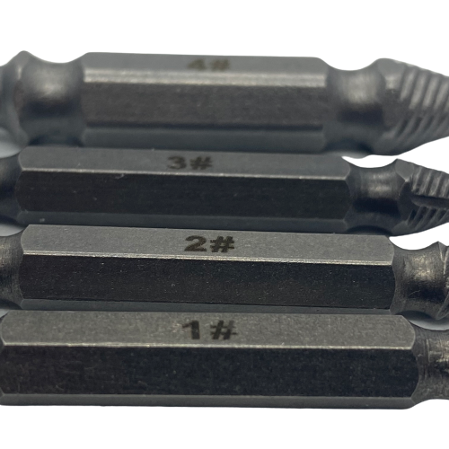 4 Piece Damaged Screw Extractor Set