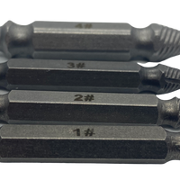 4 Piece Damaged Screw Extractor Set