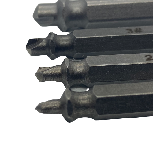 4 Piece Damaged Screw Extractor Set