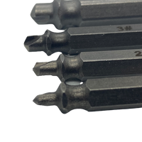 4 Piece Damaged Screw Extractor Set