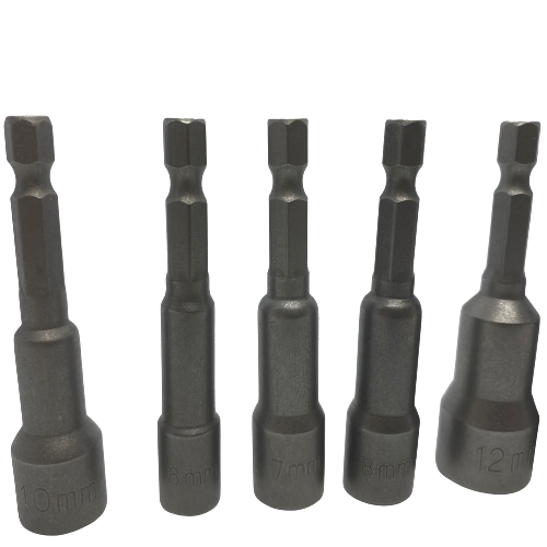 65mm Hex Socket Drill Driver Bits (Set of 8)
