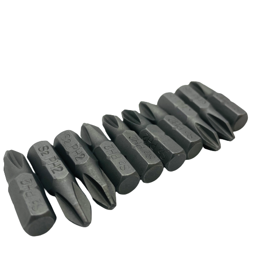 Flexible Drill Bit Extension + 10 x 25mm PH2 Bits