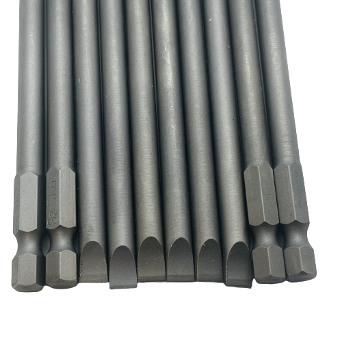 SL6 Straight / Flat Driver Bits (Packs of 10)