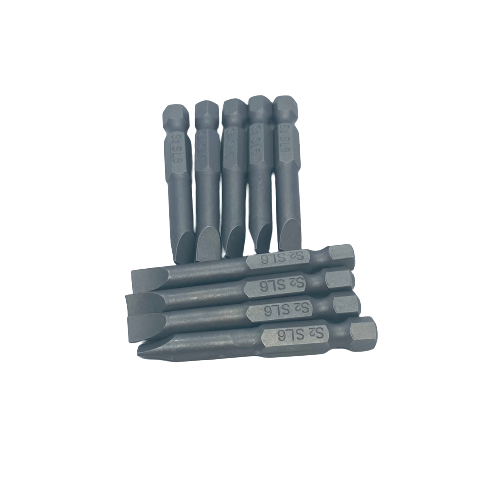 SL6 Straight / Flat Driver Bits (Packs of 10)