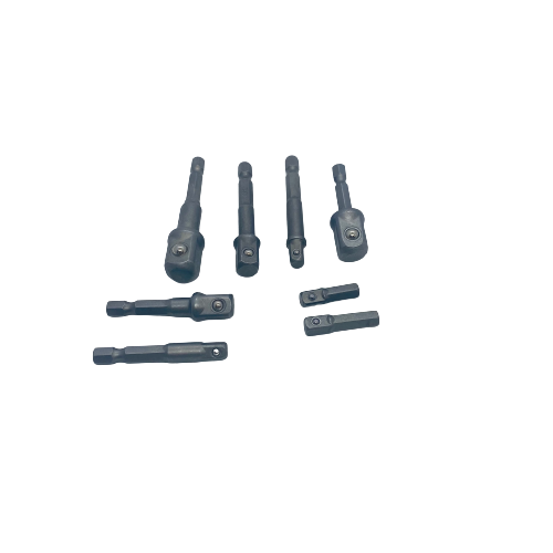 8 piece Drill Adapter Set 1/4" 3/8" 1/2"