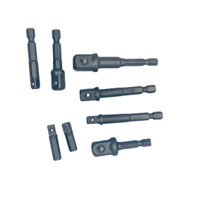 8 piece Drill Adapter Set 1/4" 3/8" 1/2"